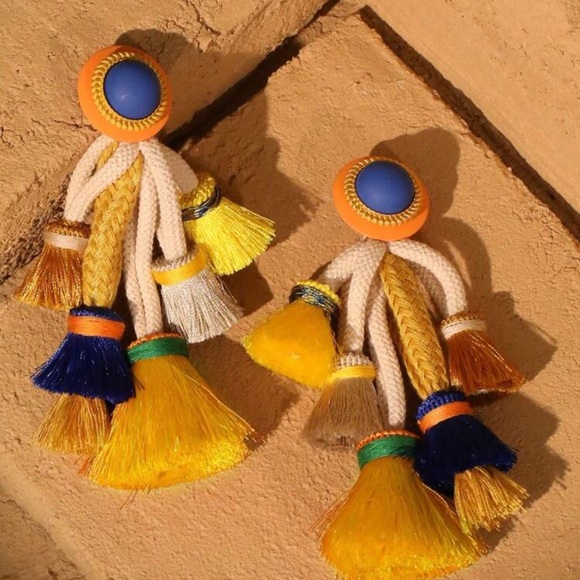 New bohemian tassel earrings - Picture 4 of 7